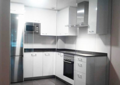 cierre cocina con sistema Saheco SV-45