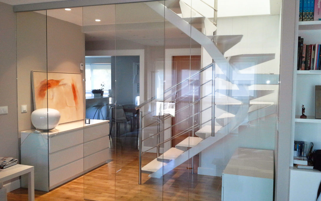 cierre salón con sistema Klein Unikglass
