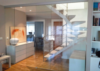 cierre salón con sistema Klein Unikglass