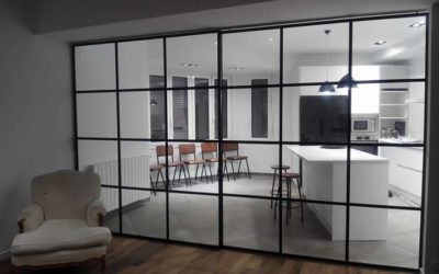 cierre entre cocina y salón