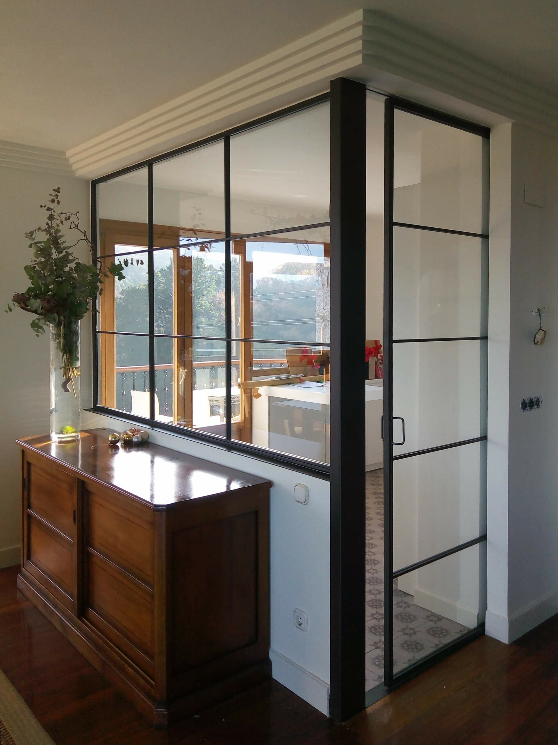 Cierre entre cocina y salón