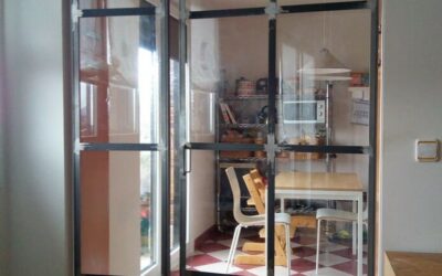 Cerramiento entre cocina y salón